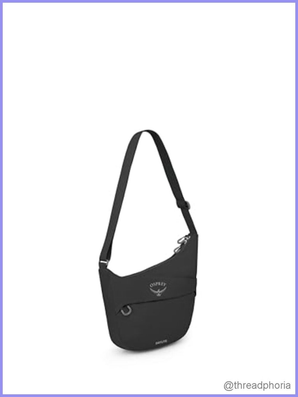 Compact Lightweight Crossbody Pouch with Hidden Water Bottle Pocket Tablet